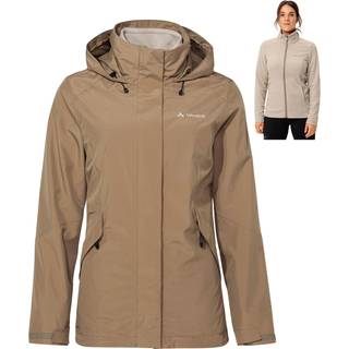 Vaude Women's Rosemoor 3in1 Jacket II 3 i 1-jakke Damer størrelse 40 farve beige