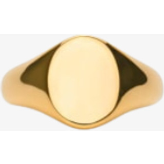 IX Mini Oval Signet Ring