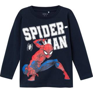 Spiderman Top Med Lange Ærmer