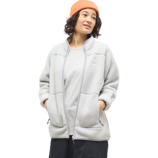 Haglöfs Women's Mossa Pile Jacket Fleecejakke Damer størrelse L farve grå