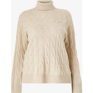 Curve Cable Knit Roll Neck Jumper