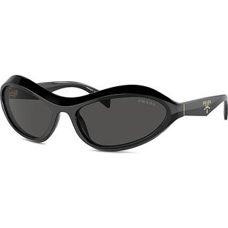 Prada PR A20SF Asian Fit 16K5S0 63 Solbriller Kvinder Black - Black - 63mm