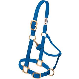 Weaver Leather Original Justerbar Nylon Horse Halter Suckling Blue