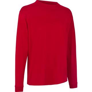 ID Pro Wear Herre Langærmet t-shirt - Red - XS