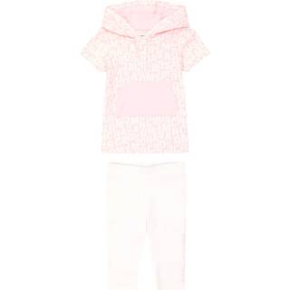 Marc Jacobs Kids Baby logo cotton hoodie and leggings set - multicoloured - M 1