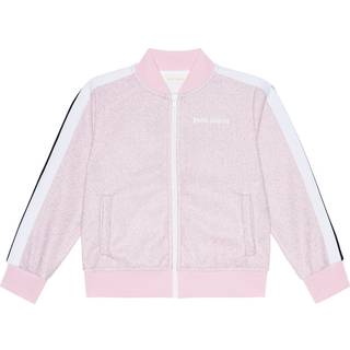 Palm Angels Kids Logo Lurex® track jacket - pink - Y 6