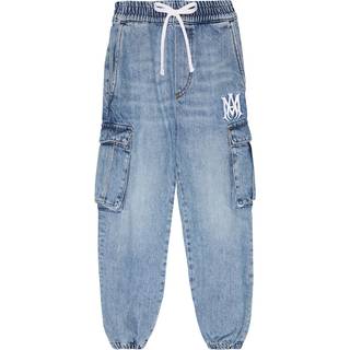 Amiri Kids Denim cargo pants - blue - Y 4
