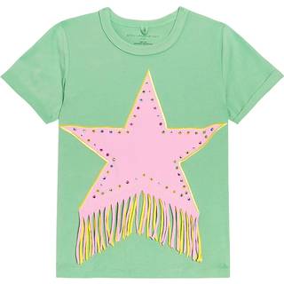 Stella McCartney Kids Embellished cotton T-shirt - multicoloured - Y 3