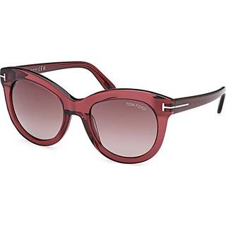TOM FORD Kvinde FT1189 ODETTE 69T Solbriller Acetat Bordeaux Bordeaux Sommerfugl Normal
