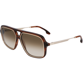 Victoria Beckham Kvinde VB246S 227 Solbriller Acetat Brun Firkantet Normal