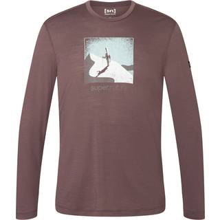 super.natural Almost Done L/S Longsleeve Herrer størrelse M farve brun