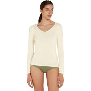 Icebreaker Women's Siren L/S Sweetheart Merino undertøj Damer størrelse XL farve hvid