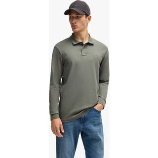 Slim fit poloshirt i bomuldspiqué med stræk