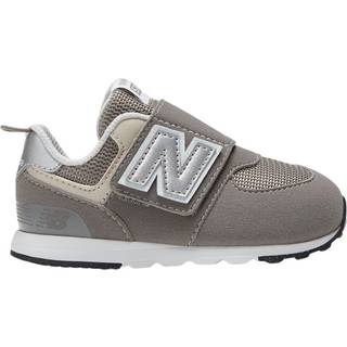 New Balance 574 Sneaker Rain Cloud/sølv Metallic - Str. 25