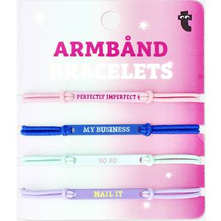 Statement-armbånd - 4 stk