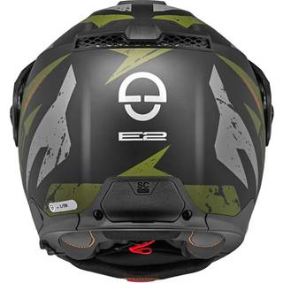 SCHUBERTH E2 Explorer Green Klaphjelm sort 53