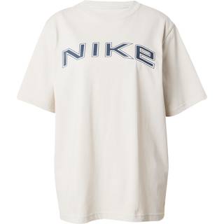 Løs Nike -T-shirt med korte ærmer og grafik til kvinder - brun - L (EU 44-46)