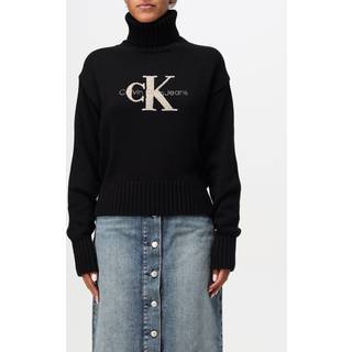 Monogram Roll Neck Jumper - Black - XL
