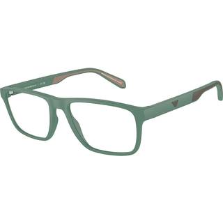 Emporio Armani EA3233 6102 54 Briller Mænd Grøn - Matte Alpine Green - 54mm