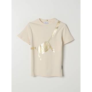 Marc Jacobs Kids Marc Jacobs Pink Short Sleeve T-Shirt Dress With Logo Cross-Body Bag Design