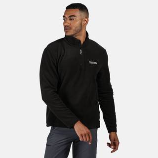 Regatta Regatta Black Mens Thompson Lightweight Half Zip Fleece