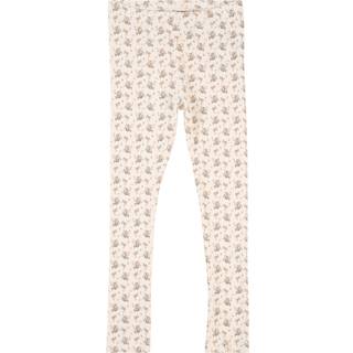 Lil Atelier Coconut Milk Blomstret Legging