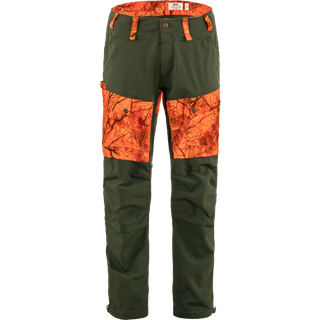 Fjällräven Men's Lappland Hybrid Trousers Orange Multi Camo-Deep Forest, 46 Long