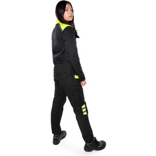 Fristads 129483 Bukser dame 2554 / Arbejdsbukser Sort/Hi-Vis gul 50