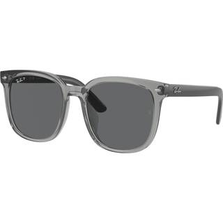 Ray - Ban Unisex RB4401D 659981 Solbriller Injiceret Grå Grå Firkantet Polariseret - Grå