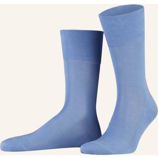 Falke Herren Socken blau Baumwolle & Mix unifarben