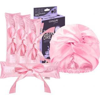GLOV Cool Curl Sweet Dreams Satin Set - Pink Hårplejesæt