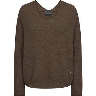 Mos Mosh Mmthora V-Neck Knit Strik 153900 Rain Drum (XL)