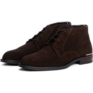 Tommy Hilfiger Classic Suede Boots Brown