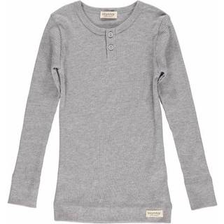 MarMar Copenhagen Rib T-shirt Gråmeleret 10 Y  Grå  10 år  Unisex