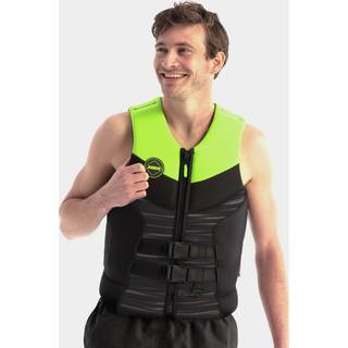 Vandsportvest JOBE Segmented Jet Vest Men 50N Lime Green, XX-Large+ (95 - 105 kg)