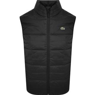 Lacoste Full Zip Logo Gilet Black