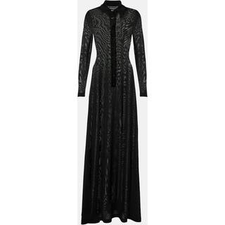 Tom Ford Knitted polo dress - black - S