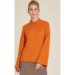Tranquillo Women's Lockerer Strickpullover Sweatere Damer størrelse XS farve orange