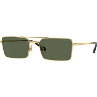 VOGUE EYEWEAR Mand VO4309S 280/9A Solbriller Metal Guld Grøn Firkantet Polariseret