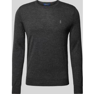 Polo Ralph Lauren Herren Pullover grau unifarben Slim Fit