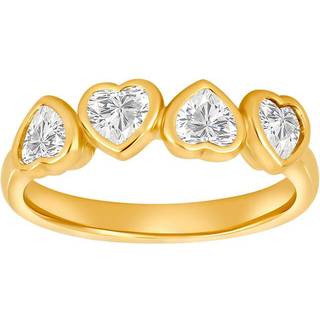 Siersbøl ring i 8 karat guld med zirkon - Str. 60