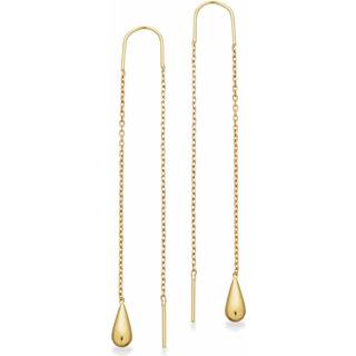 Scrouples - 8 karat guld ørehængere med dråber - 123393