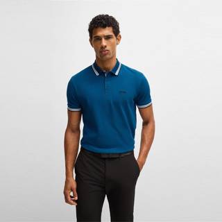 Paddy-poloshirt i bomuldspiqué med logo på underkraven