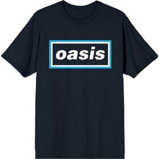 Oasis Skjorte Maine Road Event Logo Unisex Navy Blue 2XL