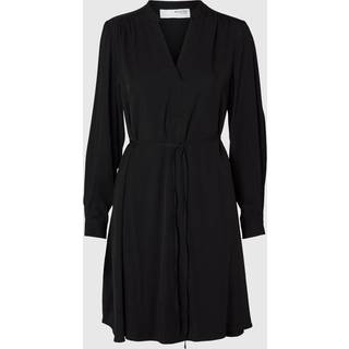 Slfmaddi Ls V-neck Short Dress