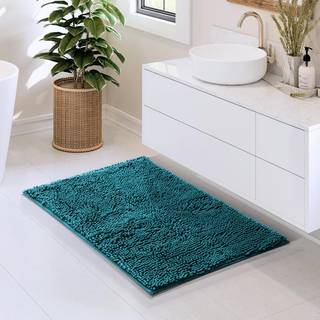Hearth & Harbour Badev?relset t?pper Chenille Badm?tte - Maskinvaskbare badem?tter til badev?relse Slip bagside Rummi Hurtigt t?rt badev?relsesm?