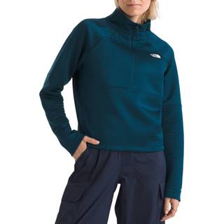 The North Face Women's Vertical Thermal 1/4 Zip Fleece Midnight Petrol, XS