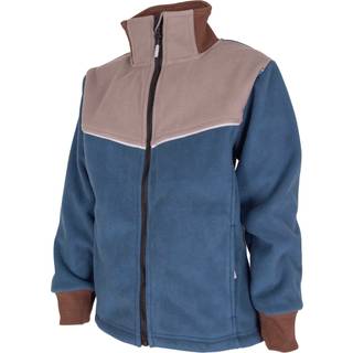 Lindberg Kids' Stormy Jacket Windfleece Grey/Dark Blue, 90