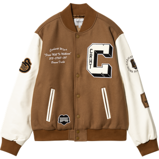 Jacket Carhartt WIP Brown Ducks Bomber UNISEX Hamilton Brown/ Wax S - Wax - S