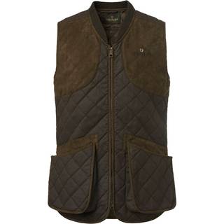 Chevalier Men's Vintage Shooting Vest  Leather Brown, M